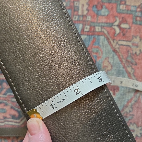 Brighton Grey Leather Studded Crossbody - Picture 16 of 16